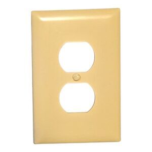 Cream 2 Outlet Cover Plates ×10